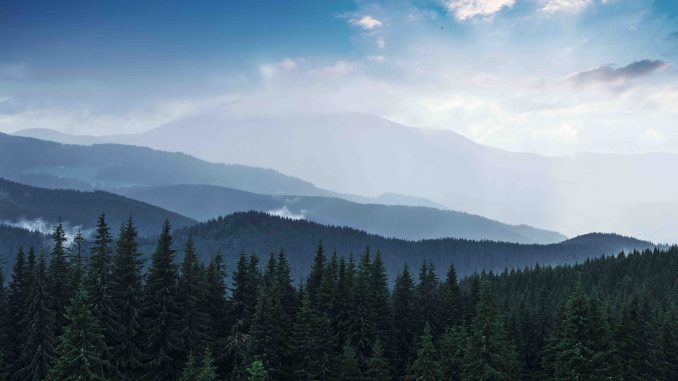 Scenic mountains